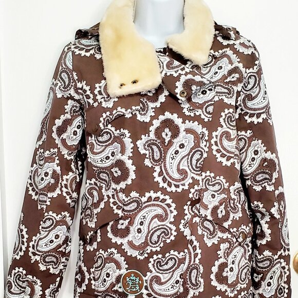 BURTON Women's "Paisley Snowboard,Ski Jacket" Faux Fur Lining,Sherpa EUC- XSmall - Picture 1 of 16